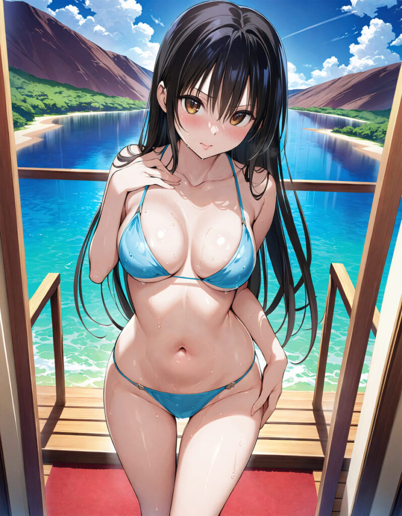 夏の美少女のエロ画像24